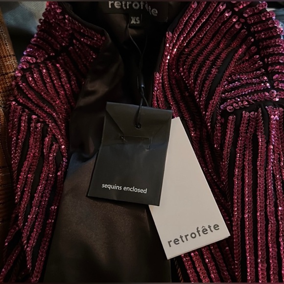 NWT- Retrofete GABRIELLE SEQUIN OMBRE
ROBE Dress, XS - SOLD OUT - Picture 7 of 7